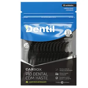 Fio Dental com Haste Dentil Carbox 30 Unidades