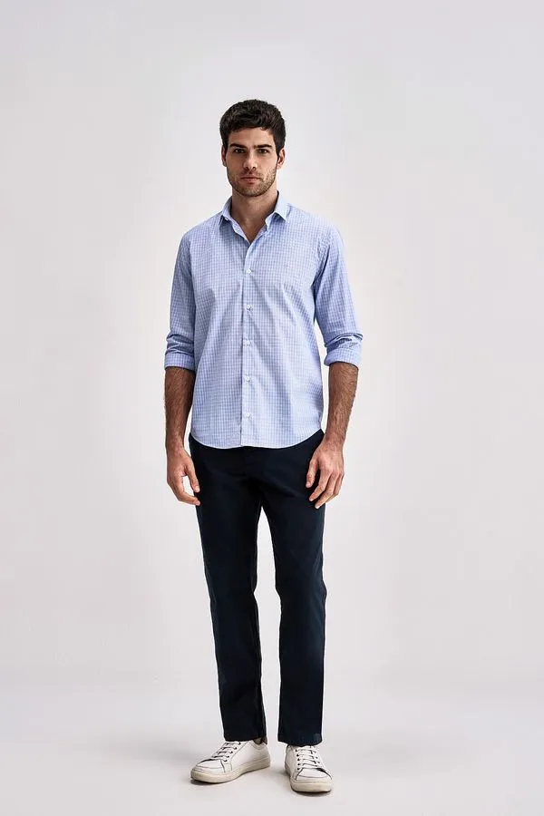 Calça Casual Chino - Marinho - 46