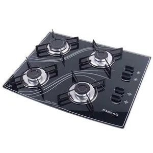 Cooktop Lines 4 Bocas Safanelli Preto / Bivolt