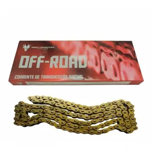 Corrente de Transmissão para Moto 520H X 120L sem O-ring Motos Nacionais Até 300cc Dourado Red Dragon Corrente de Transmissão para Moto 520H X 120L Motos Nacionais Até 300cc Dourado Red Dragon