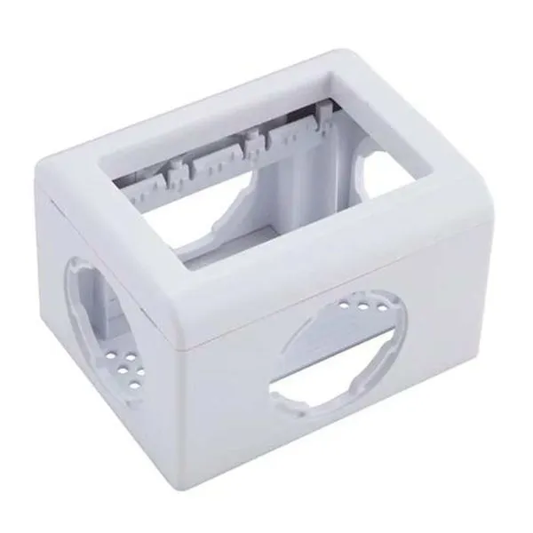 Caixa Sobrepor 3 Módulos Multifunção Branca - Tramontina Lizflex Plastibox