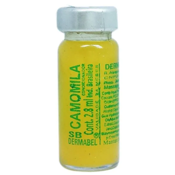 Ampola Dermabel Camomila 4 Unidades 2,8ml