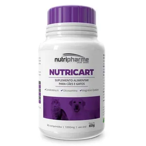 Nutricart 1000 para Cães e Gatos 60 Comprimidos