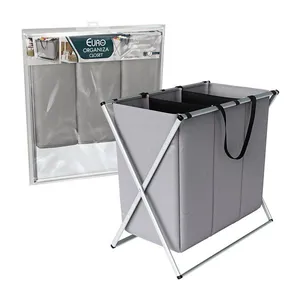 Organizador de Roupas Euro Home Flash Limp Cinza