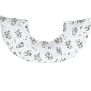 Almofada de Amamentação Tecebem Malha 100% Algodão Com Zíper Yan 45cmx85cm Branco