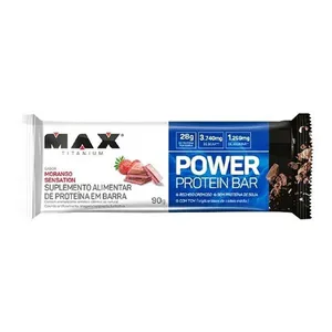 Power Protein Bar (90g) - Sabor: Morango Sensation