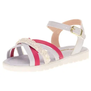 Sandália Infantil Feminina Bella Ninna - 61101 AZUL/ROSA 27