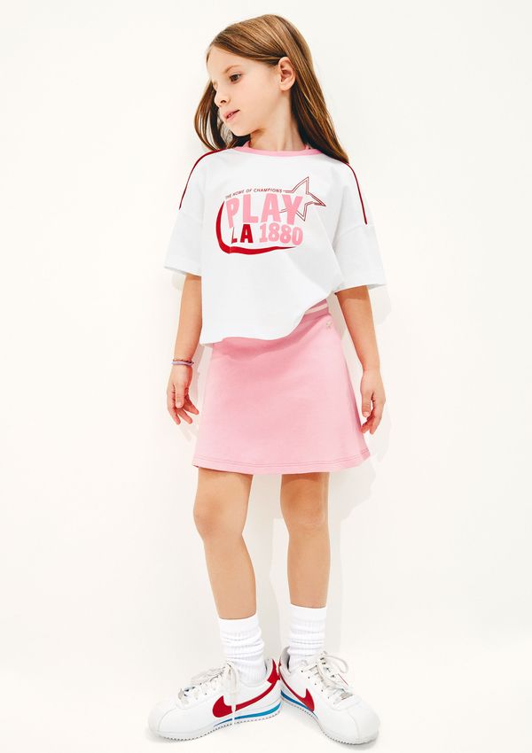 Blusa Infantil Menina Super Cotton Boxer - Off white 006