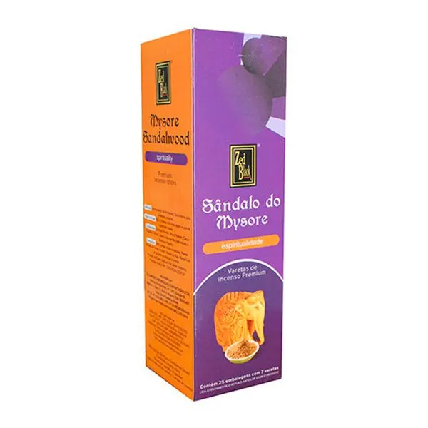 Incensos Zed Black Sandalo de Mysori 153 - Kashimir