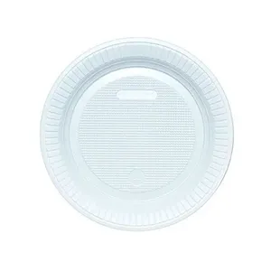 Prato Raso Plástico Branco 15cm 10 Unidades PRB15 - Bello Festas