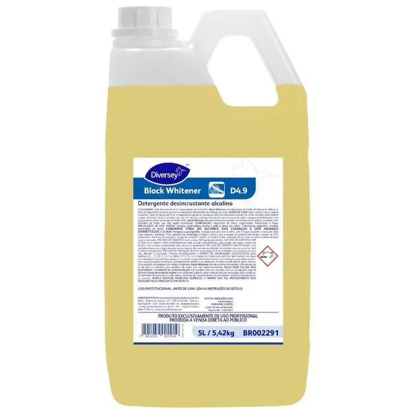 Detergente Líquido Para Tábuas De Corte Diversey 5L D4.9 (MP) Detergente Líquido Para Tábuas De Corte Diversey 5L (MP)