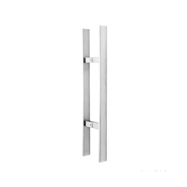 Puxador de aço duplo retangular 60cm metálico Prosteel