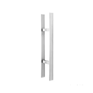 Puxador de aço duplo retangular 60cm metálico Prosteel