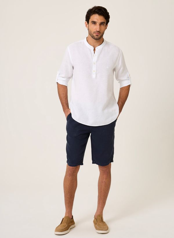 Bata Slim Linho Tinturada Dudalina Masculina 4