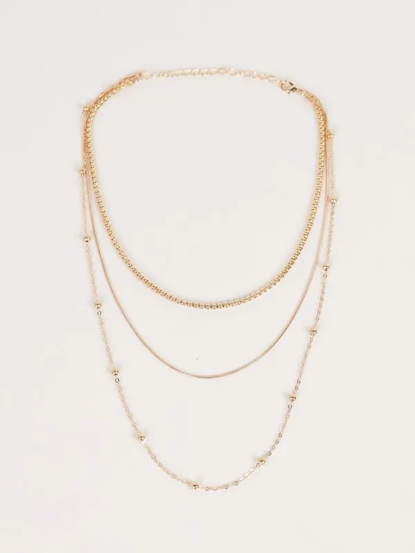 Colar Camadas DOURADO