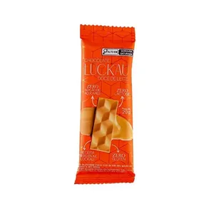 Barra Choco Branco Doce de Leite Luckau 20g