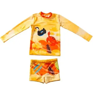 Conjunto De Praia Manga Longa Peixote Verão Inflável Animale 2 Anos (MP)