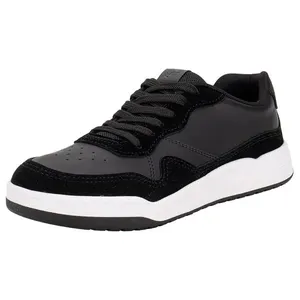Tênis Masculino Casual BRsport 60004202 PRETO/BRANCO 38