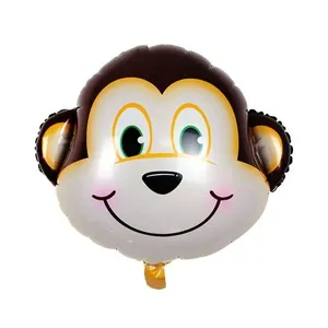 Balão Metalizado Cabeça De Macaco - 20 Polegadas