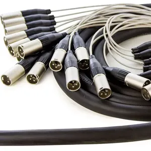Multicabos com Conectores XLR 24 Vias Amphenol 16 metros