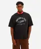 camiseta oversized masculina de algodão motors e gas preta P