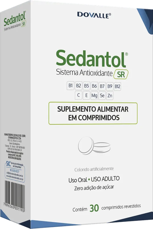 Sedantol Sr 30 Comprimidos
