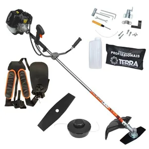 Máquina De Cortar Grama á Gasolina Terra Gr520 52cc 2,5hp