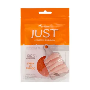 Petisco Just Steak de Frango para Cães e Gatos 55 g