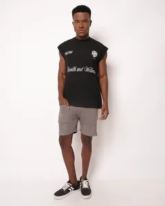 Bermuda Masculina Texturizada com Bolsos Frontais Cinza GG