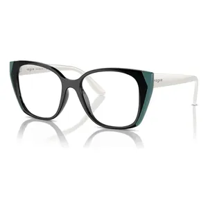 Armação de Óculos de Grau Vogue Eyewear VO5577L Feminino Borboleta Acetato Preto
