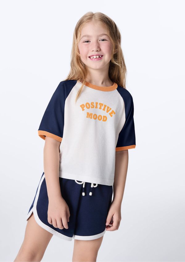 Blusa Infantil Menina Com Estampa - Azul 012