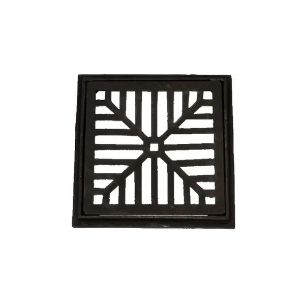 Ralo com Caixilho de Ferro Fundido 50x50cm Captação Esgoto Modelo 1105.H-FSC Fundição São Cristóvão Ralo com Caixilho Ferro Fundido 50x50cm 1105.H-FSC Fundição São Cristóvão