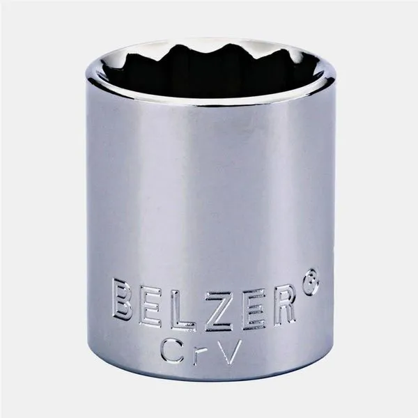 Soquete Estriado Encaixe 1/2 22mm CRV - 204013BBR - BELZER