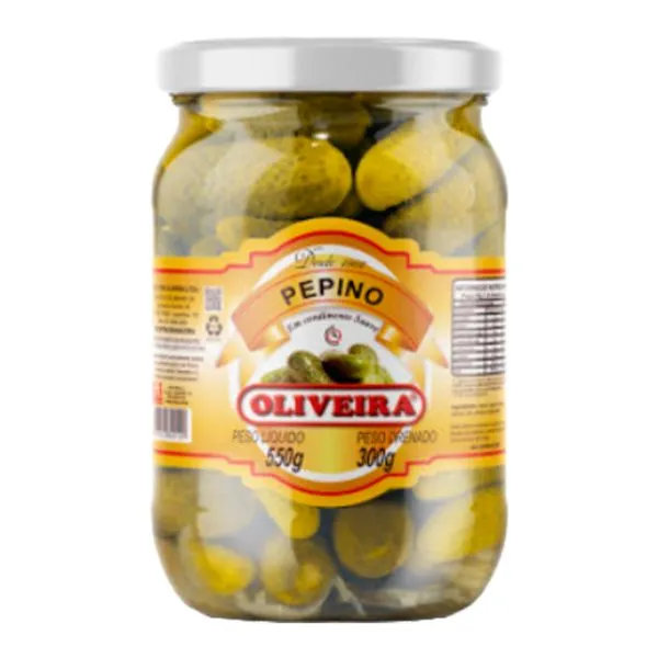Pepino Oliveira Tradicional Conserva 300g