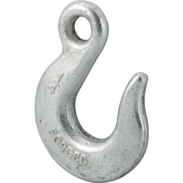 Gancho de aço com olhal 0,8 tonelada 1/4" sem trava - NOVE54