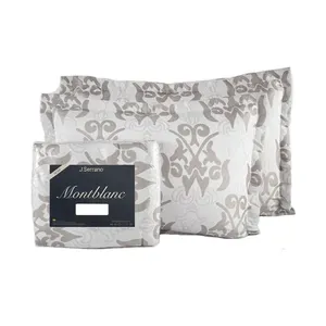 Porta Travesseiro Montblanc Imperial Cinza Claro 50x70cm B00000449464 - Jc Serrano