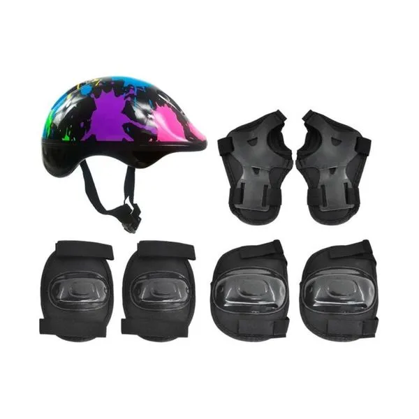 Kit Proteção Infantil Dm Toys Radical Plus Pain 7 Peças DMR5488 (MP)