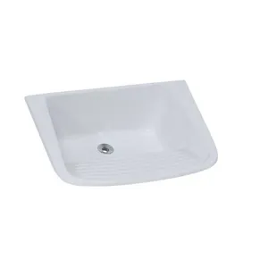 Tanque Simples 60 X 46CM em Mármore Sintético com Acabamento Brilhante Cinza Tanque Simples 60 X 46CM em Mármore Sintético com Acabamento Brilhante Gelo