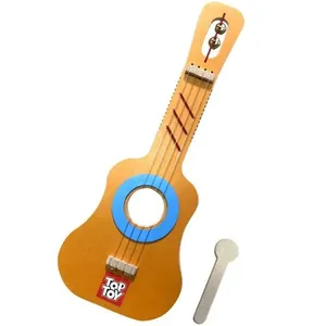 Violão 3 Em 1 Em Madeira - Guizo, Corda E Reco Reco - 20