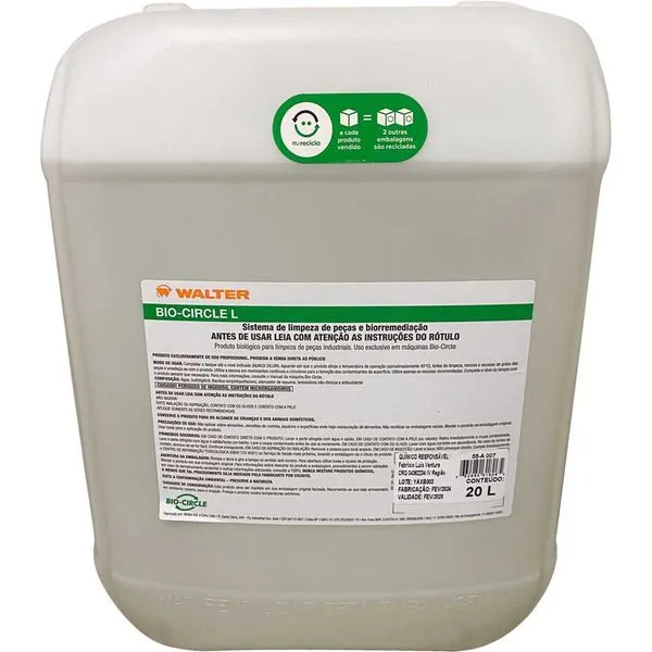 Desengraxante para Máquina Bio Circle 20L 55A007 - Walter