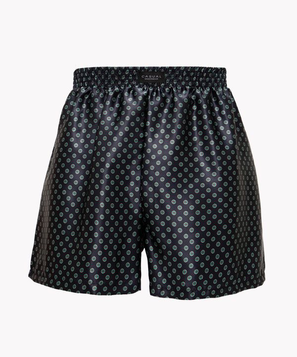 cueca samba canção de cetim azul marinho G