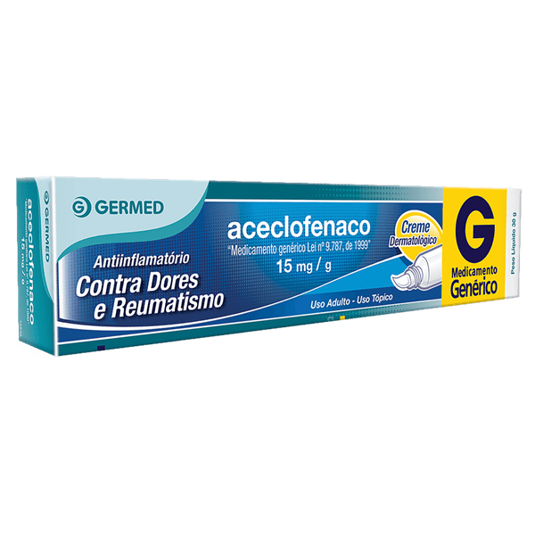 Aceclofenaco 15mg/g Creme 30g - Germed Genérico