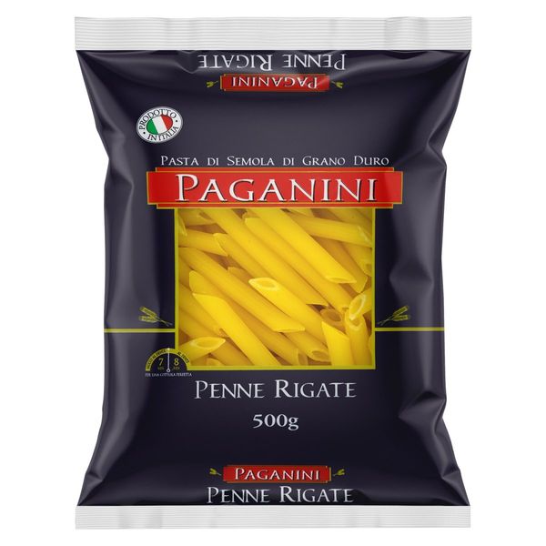 Macarrão Paganini Penne Rigate Pacote 500g