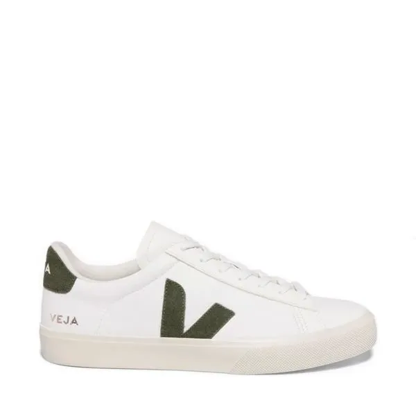 Tênis Veja Campo Chromefree Leather White Kaki CP0502347A-42