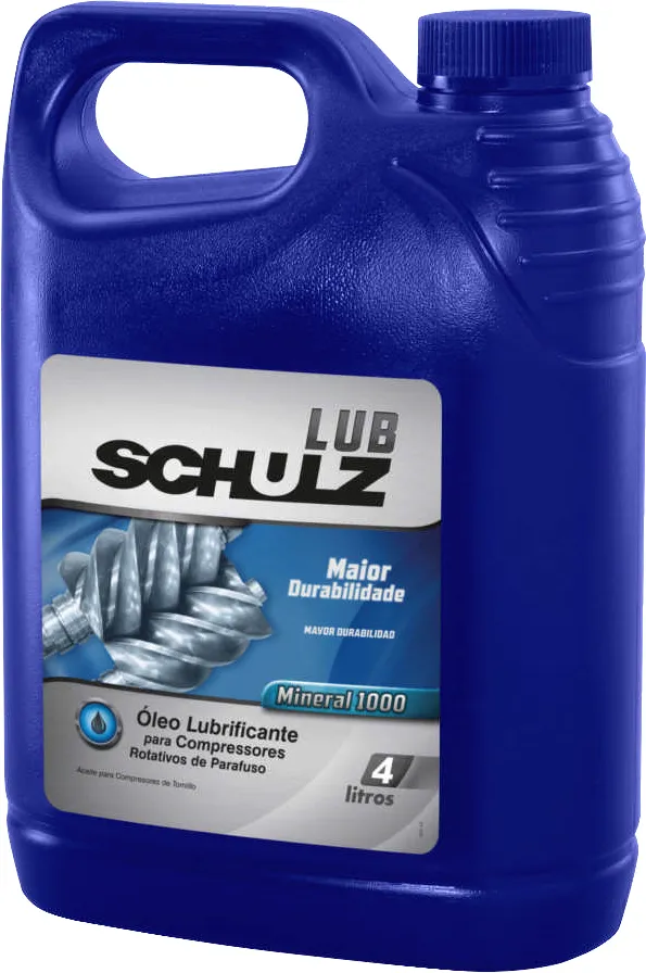Óleo lubrificante para compressores parafuso 4 litros - SCHULZ