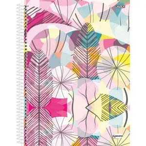 CADERNO 15X1 CAPA DURA KBOM FEMININO 300F