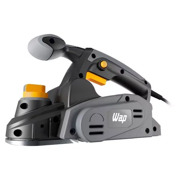 Plaina Elétrica WF PE01 para Madeira 760W 16000 RPM Empunhadura Emborrachada Cinza e Amarelo WAP Plaina Elétrica WF PE01 760W 16000 RPM Empunhadura Emborrachada Cinza WAP