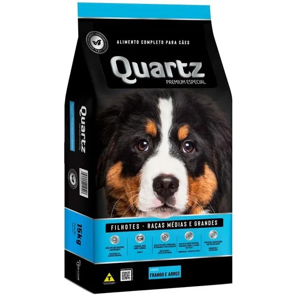 Ração Quartz Cão Filhote Raça Média E Grande 1kg (MP)