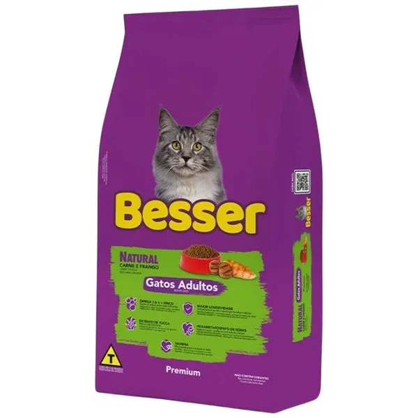 Ração Gatos Adultos Finotrato Besser 1OKG (MP)