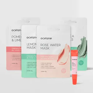 Kit Hidratante Labial de Morango + 4 Máscaras Faciais Diversas (5 Produtos) Océane Kit Hidratante Labial de Morango + 4 Máscaras Faciais Diversas (5 Produtos)